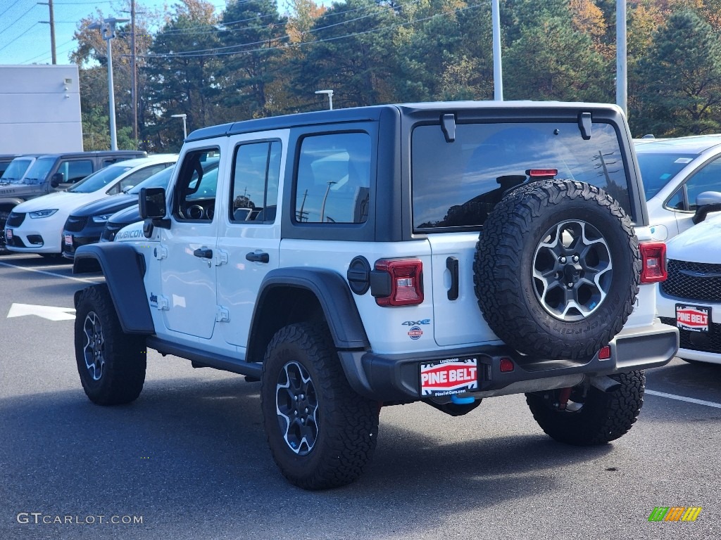 2023 Wrangler Unlimited Rubicon 4XE Hybrid - Bright White / Black photo #4