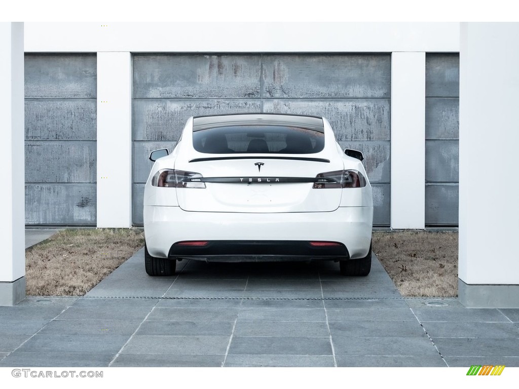 Pearl White Multi-Coat 2017 Tesla Model S 75D Exterior Photo #146720469
