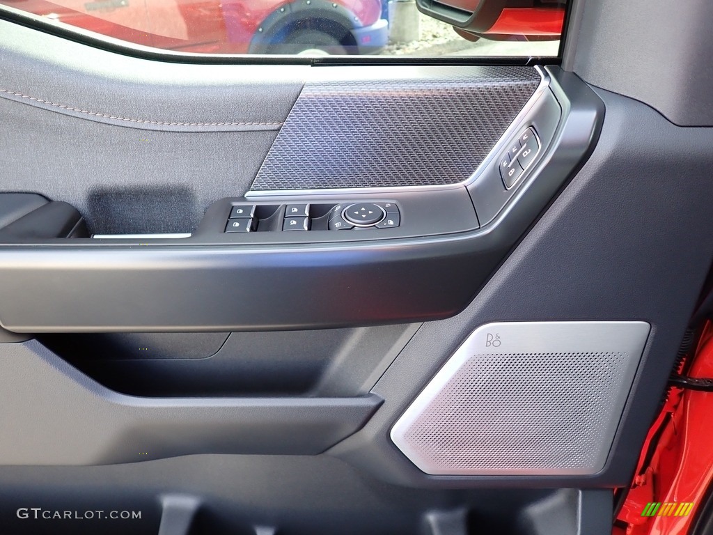 2023 Ford F150 SVT Raptor SuperCrew 4x4 Raptor Black Door Panel Photo #146720481