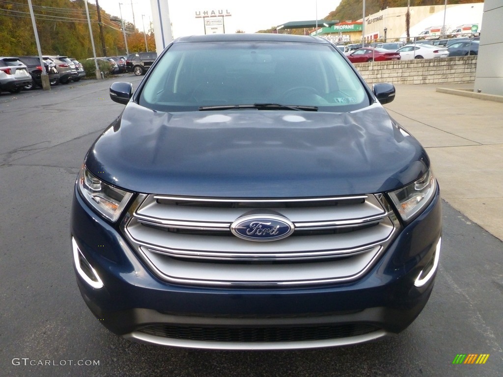 2017 Edge SEL AWD - Blue Jeans Metallic / Ebony photo #8