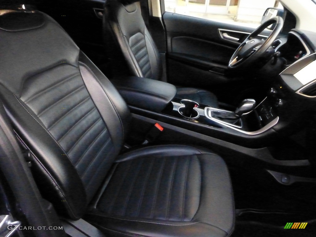 2017 Edge SEL AWD - Blue Jeans Metallic / Ebony photo #11