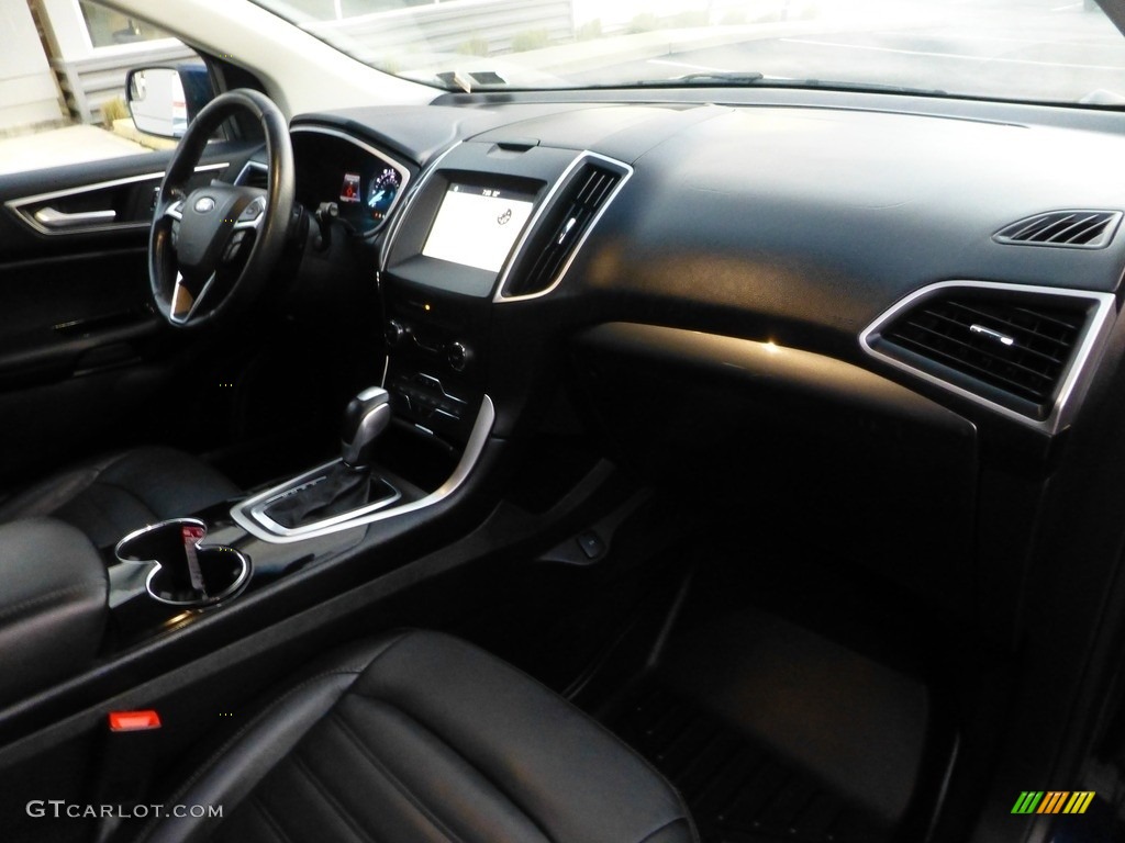 2017 Edge SEL AWD - Blue Jeans Metallic / Ebony photo #12