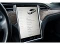 2017 Tesla Model S Black Interior Controls Photo