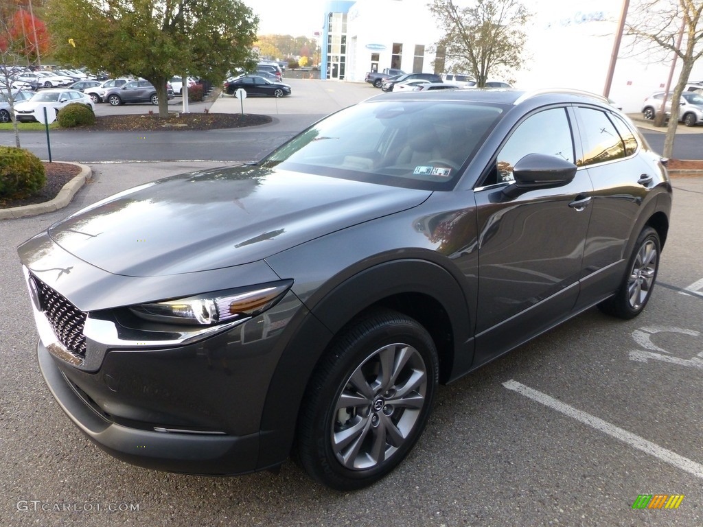 Machine Gray Metallic 2024 Mazda CX-30 S Premium AWD Exterior Photo #146720661
