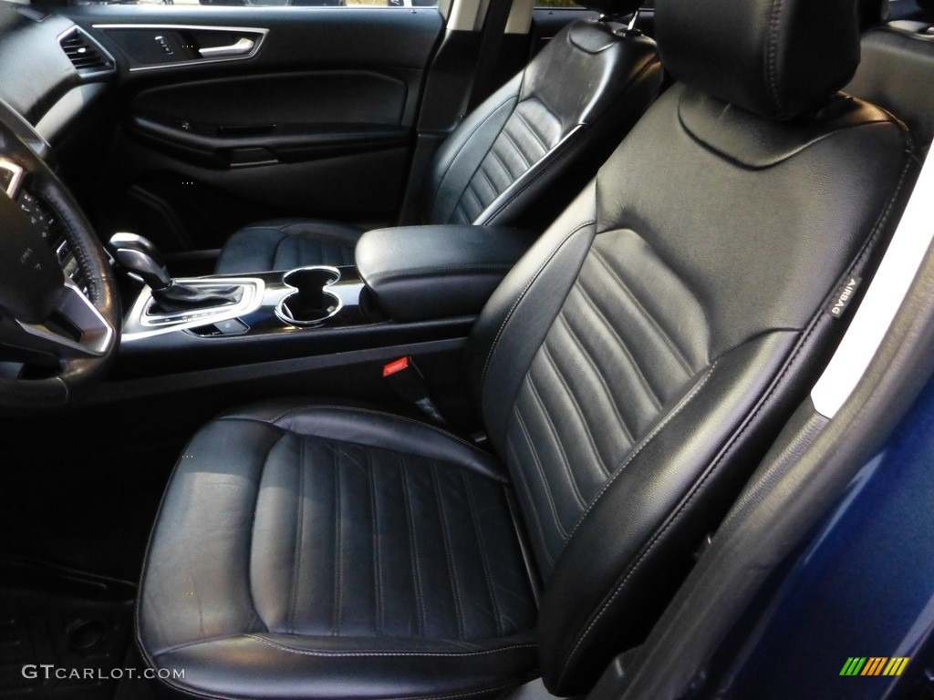 2017 Edge SEL AWD - Blue Jeans Metallic / Ebony photo #16