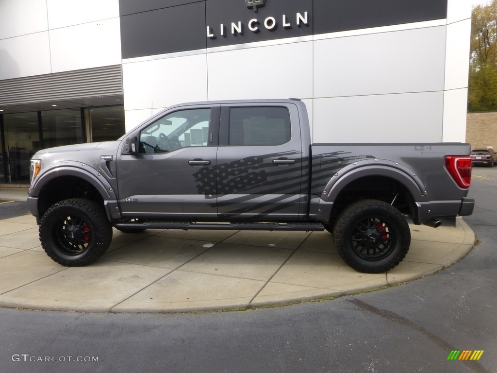 Carbonized Gray Metallic 2022 Ford F150 Sherrod XLT SuperCrew 4x4 Exterior Photo #146720721
