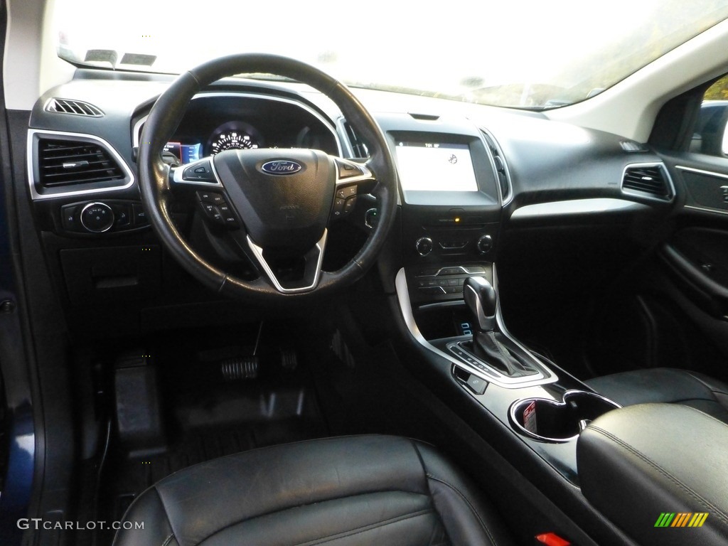 2017 Edge SEL AWD - Blue Jeans Metallic / Ebony photo #18