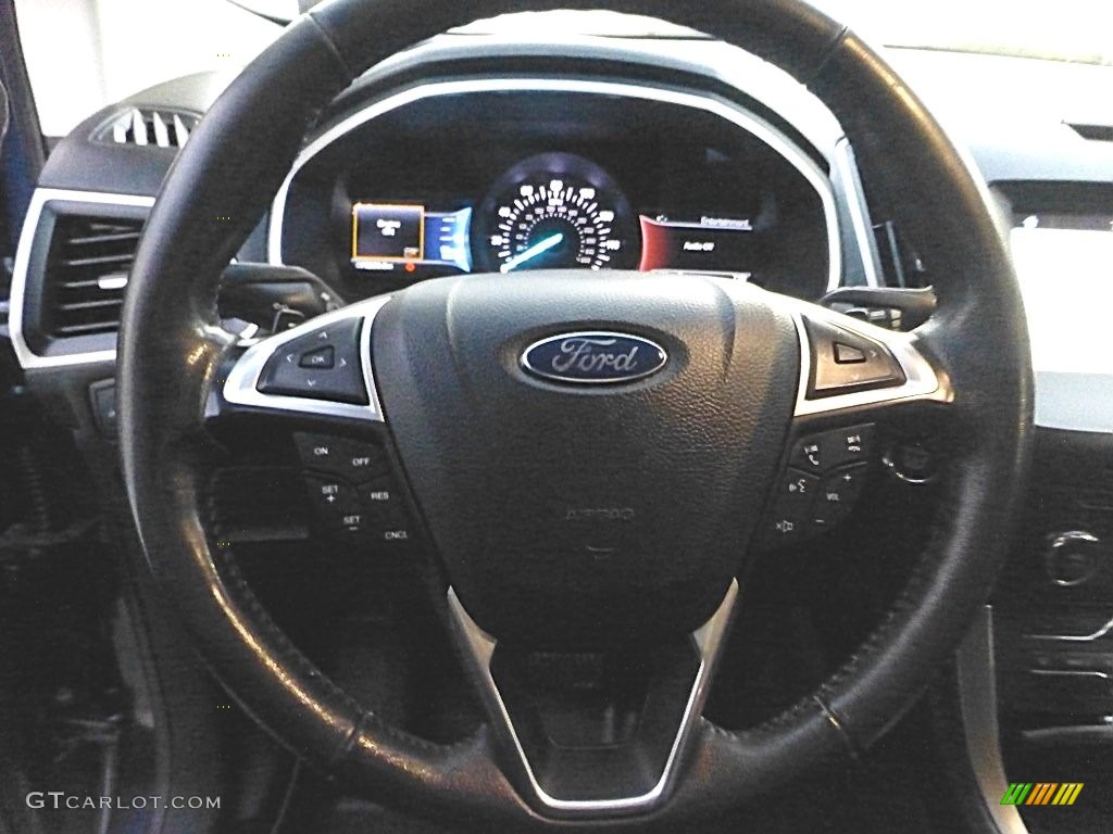 2017 Edge SEL AWD - Blue Jeans Metallic / Ebony photo #22