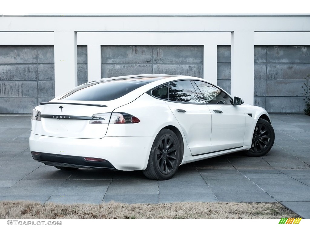 Pearl White Multi-Coat 2017 Tesla Model S 75D Exterior Photo #146720817