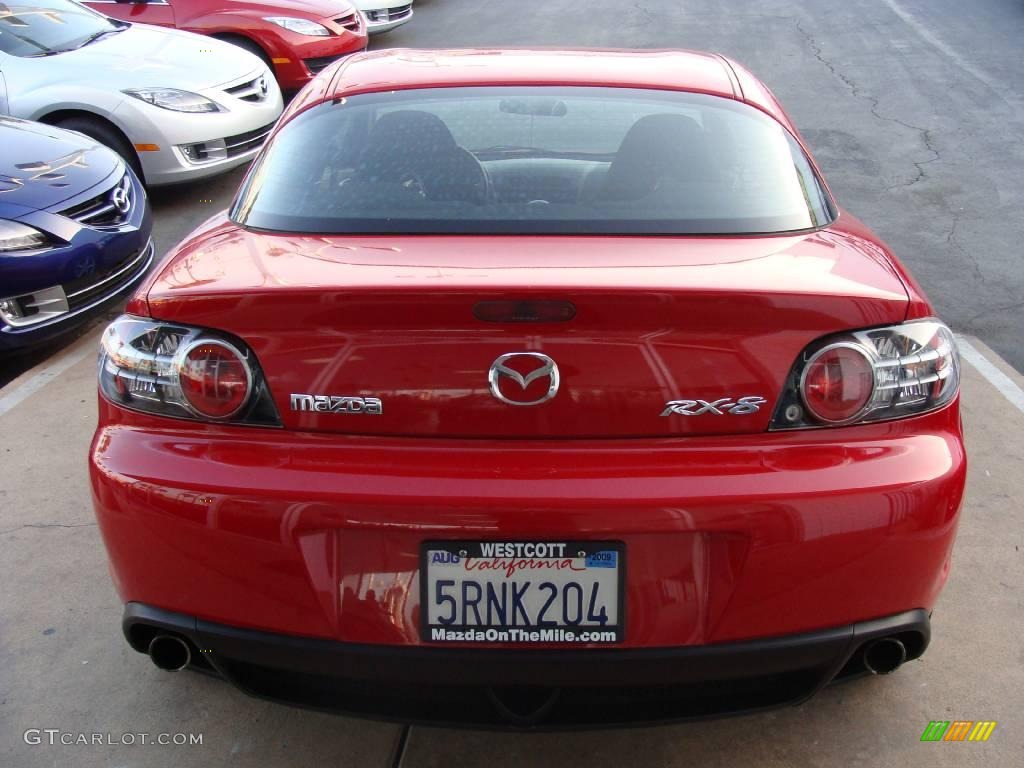 2005 RX-8 Sport - Velocity Red Mica / Black/Chaparral photo #6