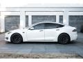 Pearl White Multi-Coat 2017 Tesla Model S 75D Exterior