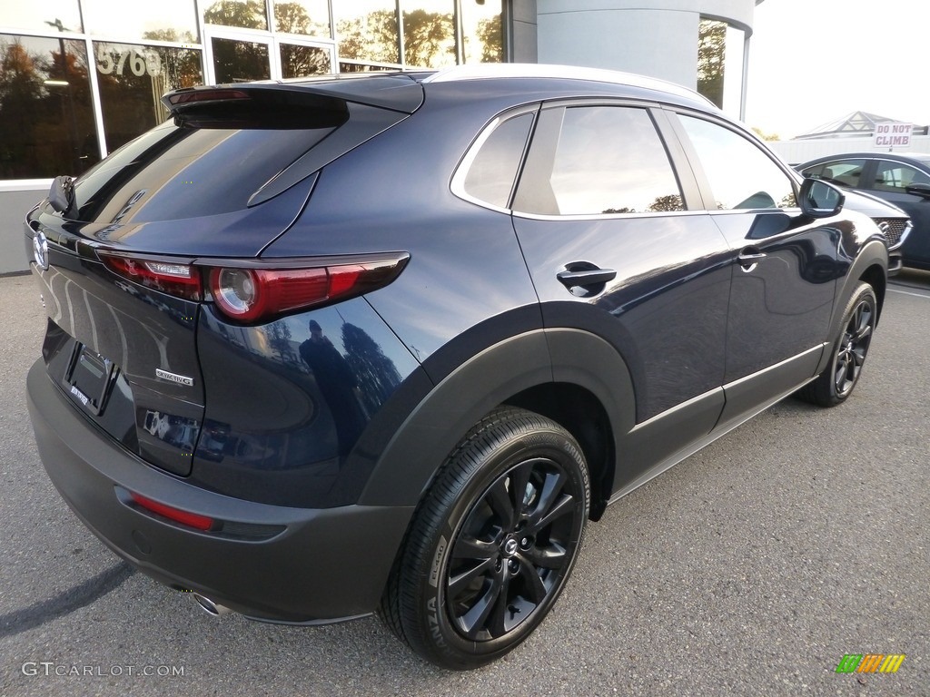 2024 CX-30 S AWD - Deep Crystal Blue Mica / Black photo #2