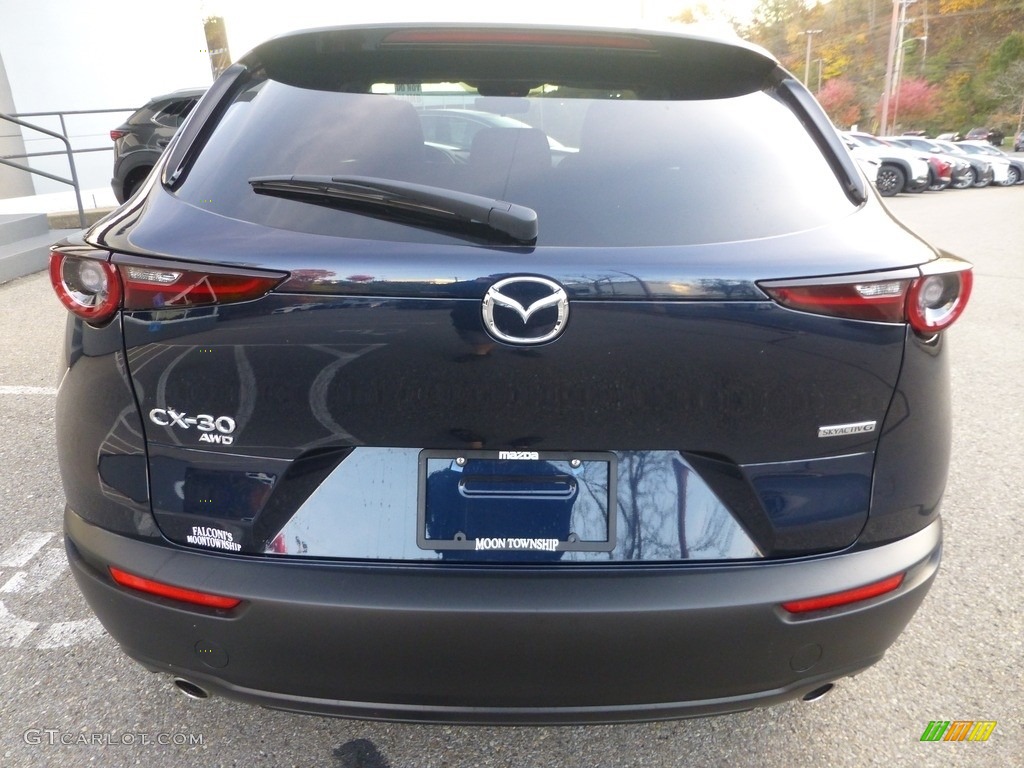 2024 CX-30 S AWD - Deep Crystal Blue Mica / Black photo #3