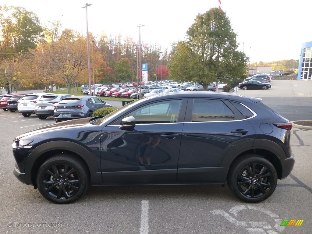 2024 CX-30 S AWD - Deep Crystal Blue Mica / Black photo #6