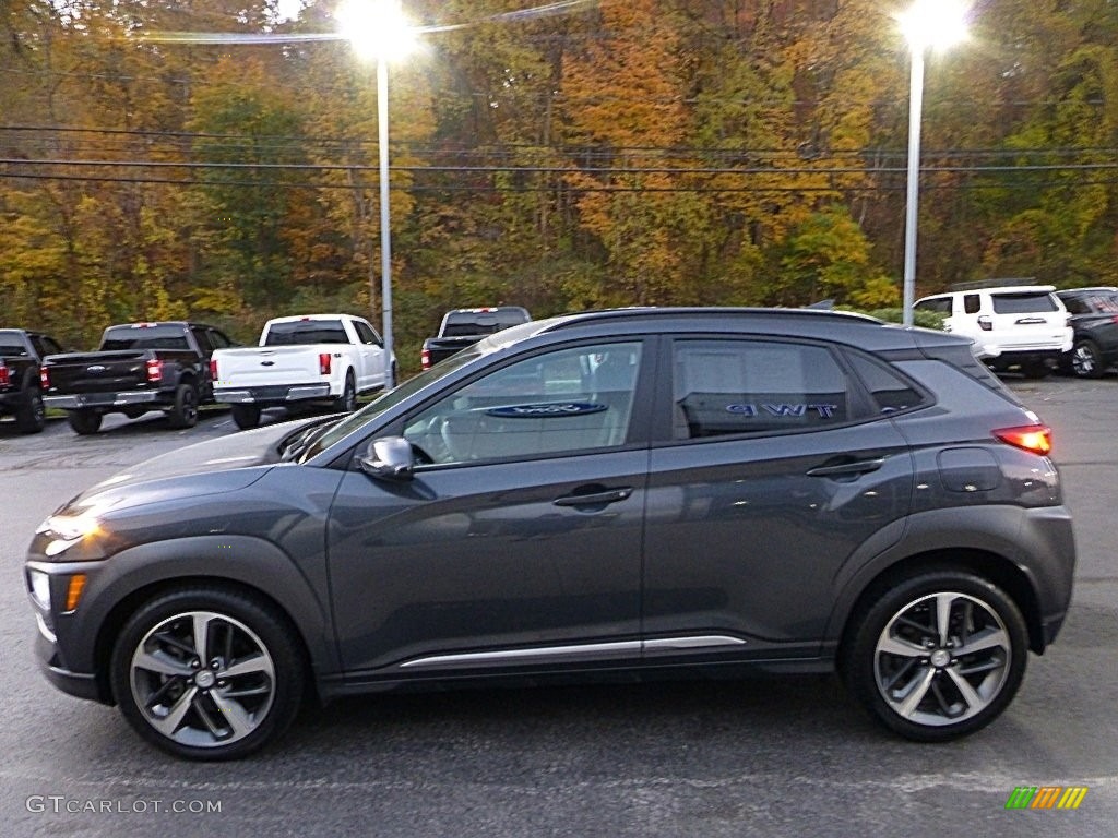 2021 Kona Limited AWD - Thunder Gray / Black photo #6