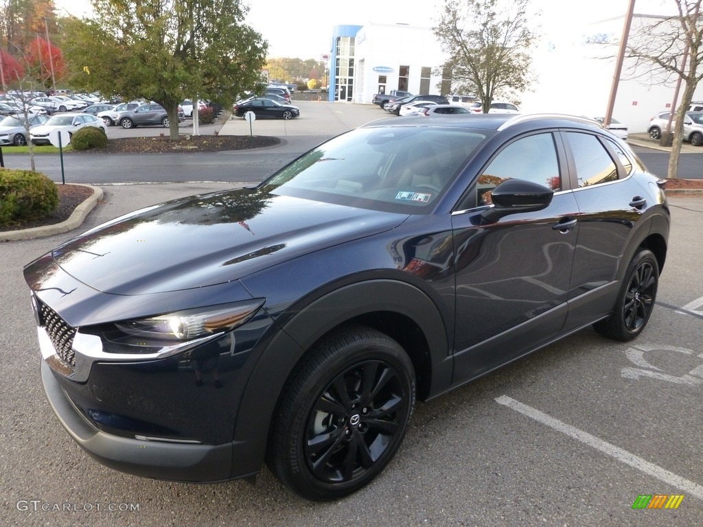 Deep Crystal Blue Mica 2024 Mazda CX-30 S AWD Exterior Photo #146721108