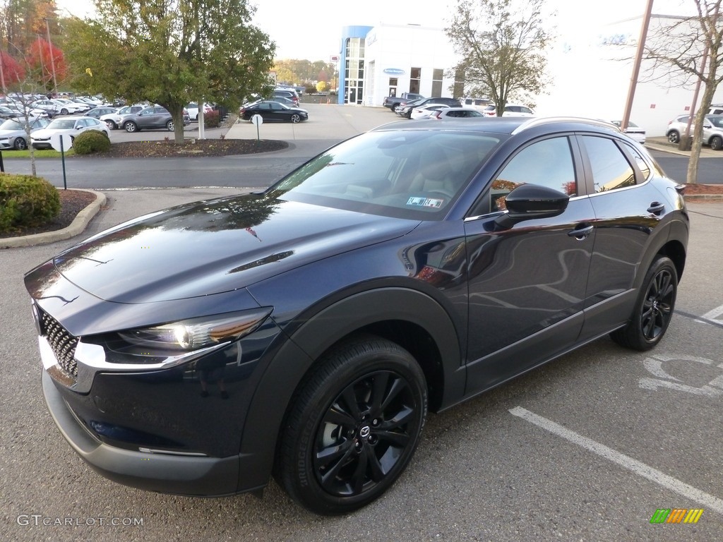 2024 CX-30 S AWD - Deep Crystal Blue Mica / Black photo #7