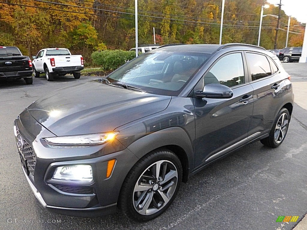 Thunder Gray 2021 Hyundai Kona Limited AWD Exterior Photo #146721111