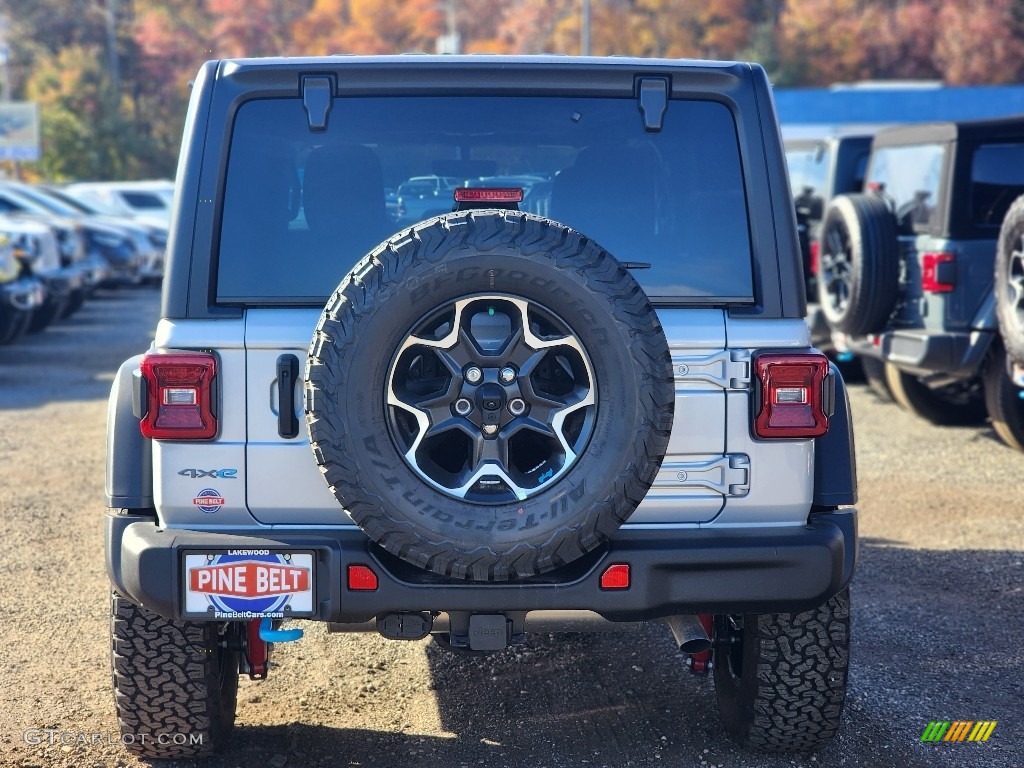 Silver Zynith 2023 Jeep Wrangler Unlimited Rubicon 4XE Hybrid Exterior Photo #146721747