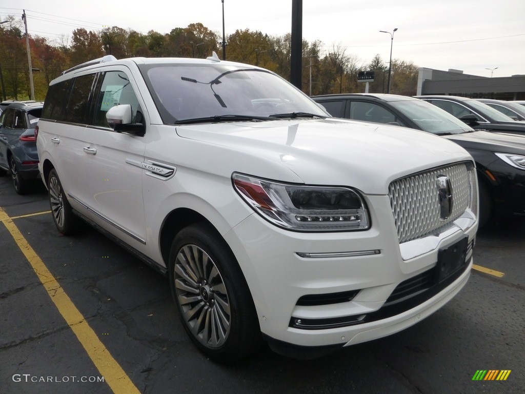 Pristine White 2020 Lincoln Navigator Reserve 4x4 Exterior Photo #146721762