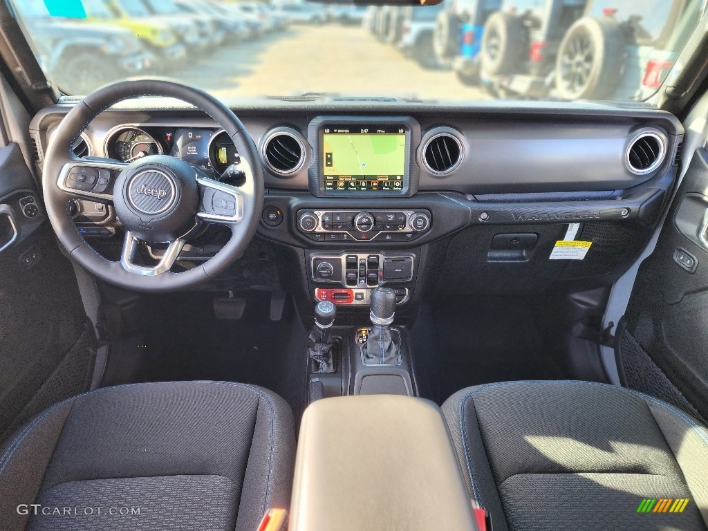2023 Jeep Wrangler Unlimited Rubicon 4XE Hybrid Black Dashboard Photo #146721837