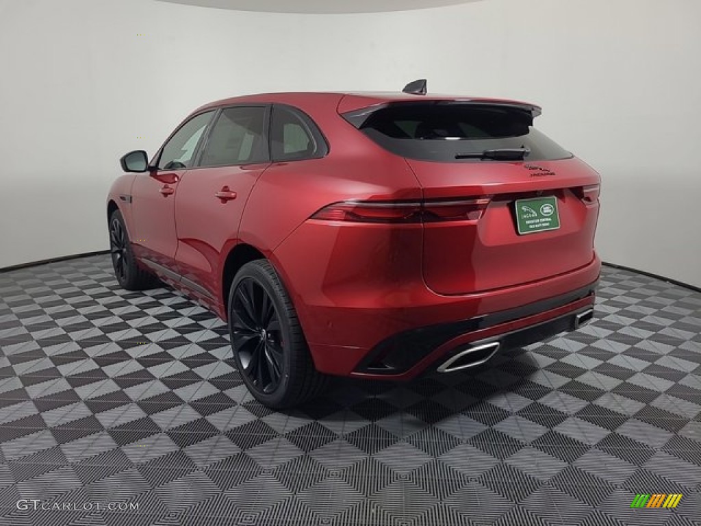 2024 F-PACE P400 R-Dynamic S - Firenze Red Metallic / Siena Tan/Ebony photo #10