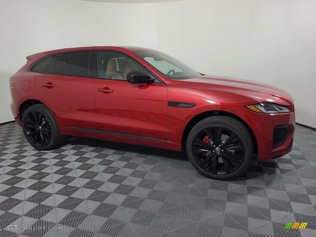 Firenze Red Metallic 2024 Jaguar F-PACE P400 R-Dynamic S Exterior Photo #146721870