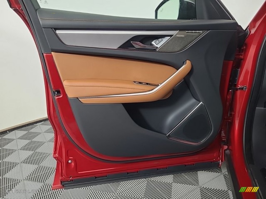 2024 Jaguar F-PACE P400 R-Dynamic S Siena Tan/Ebony Door Panel Photo #146721921