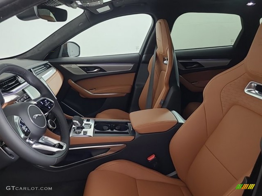 Siena Tan/Ebony Interior 2024 Jaguar F-PACE P400 R-Dynamic S Photo #146722188