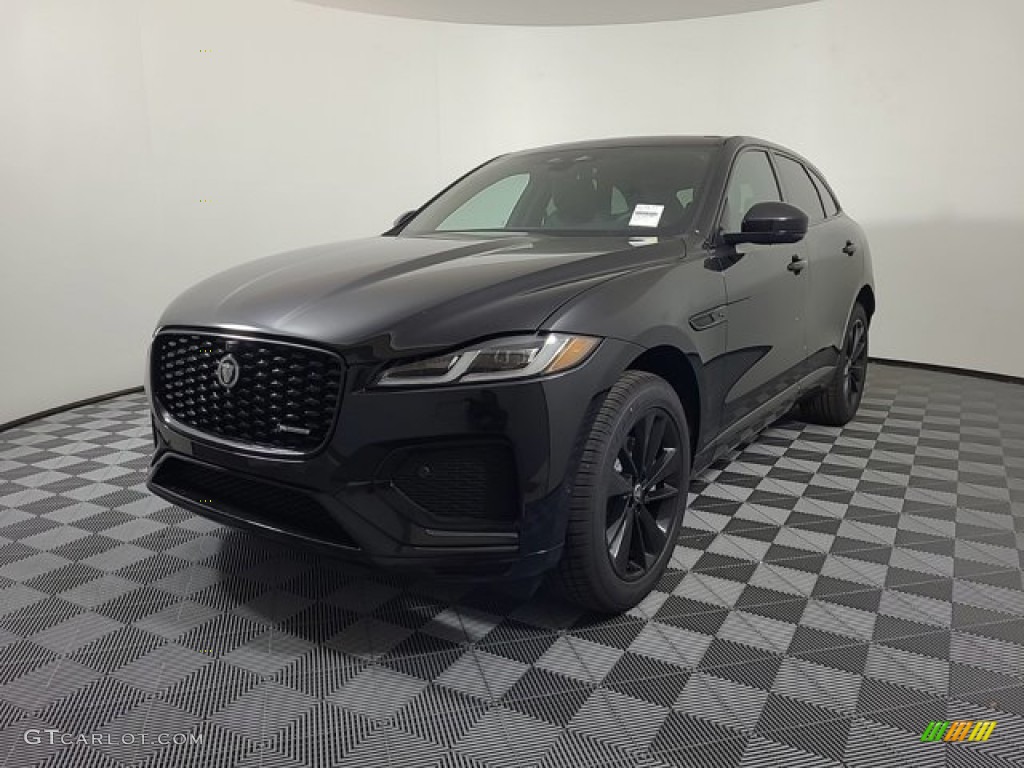 2024 F-PACE P250 R-Dynamic S - Santorini Black Metallic / Ebony/Ebony photo #1