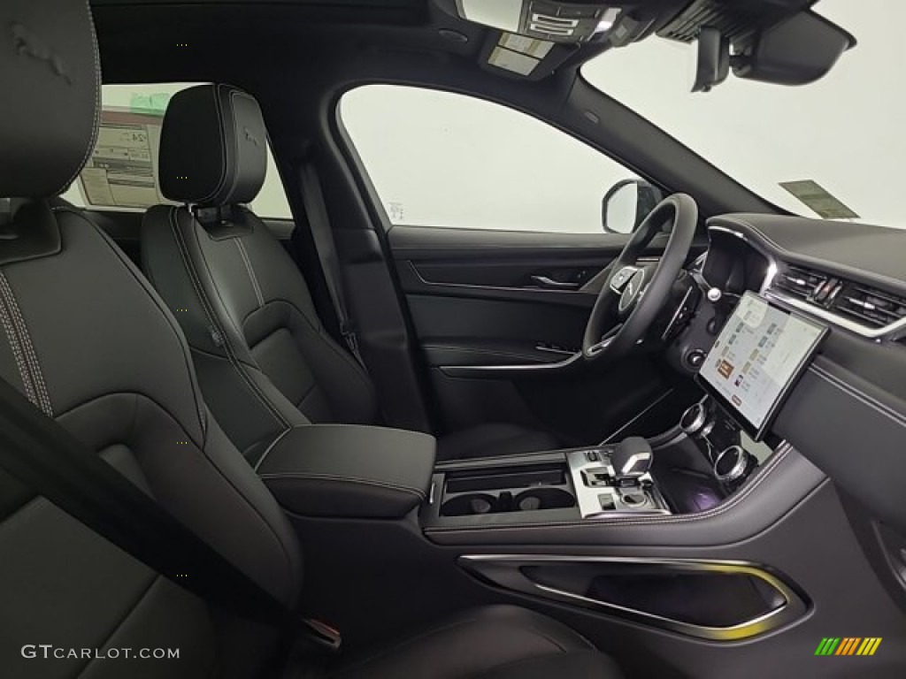 2024 F-PACE P250 R-Dynamic S - Santorini Black Metallic / Ebony/Ebony photo #3
