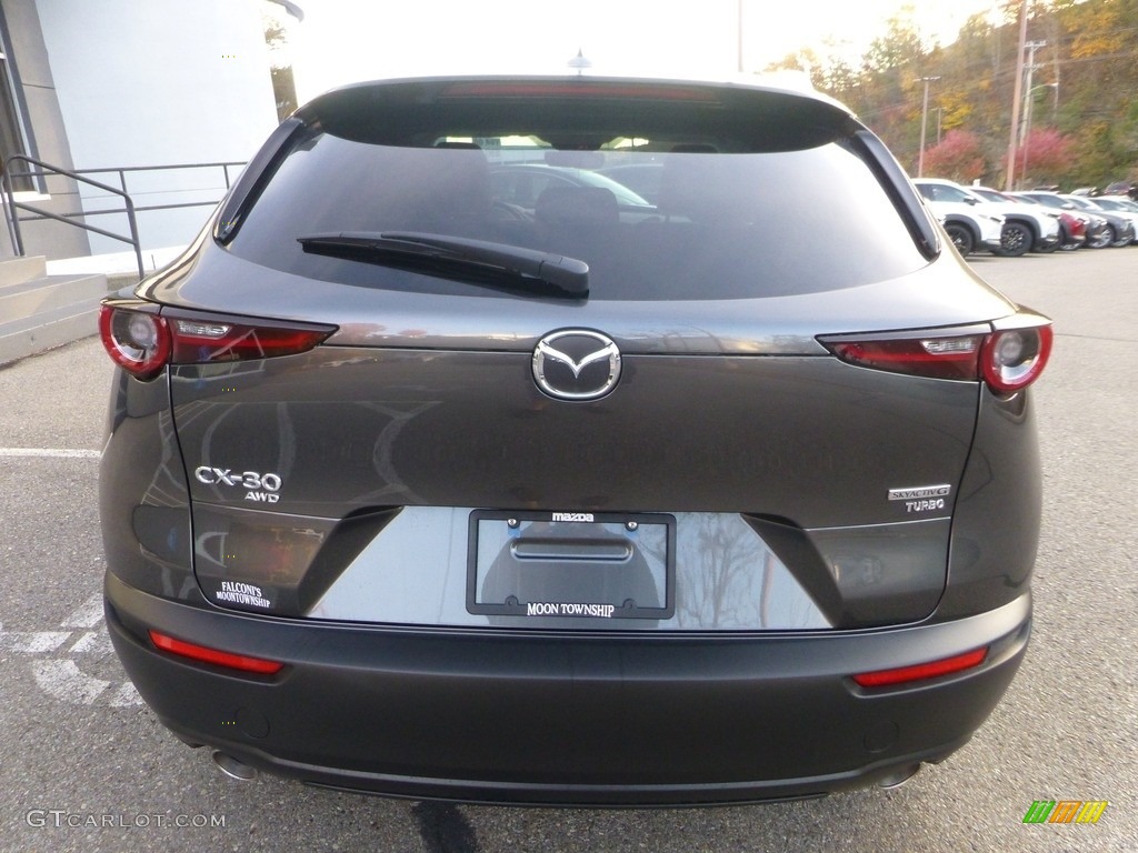 2023 CX-30 Turbo Premium AWD - Machine Gray Metallic / White photo #3