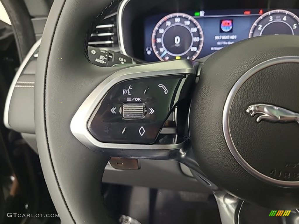 2024 Jaguar F-PACE P250 R-Dynamic S Ebony/Ebony Steering Wheel Photo #146722620
