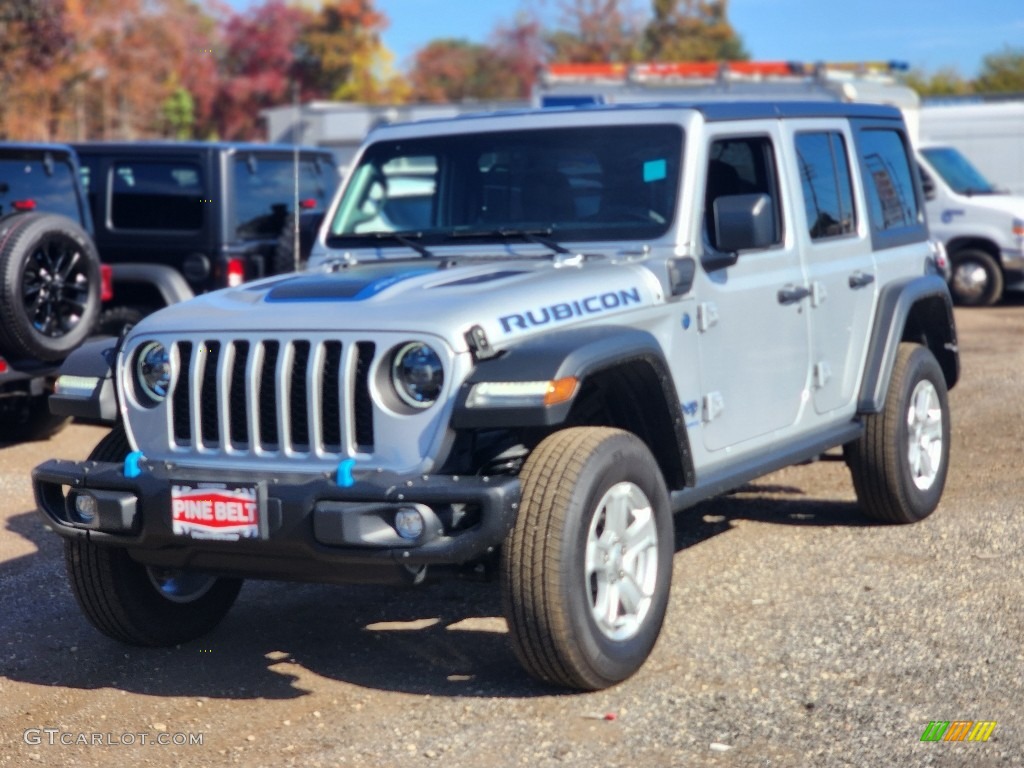 2023 Wrangler Unlimited Rubicon 4XE Hybrid - Silver Zynith / Black photo #1