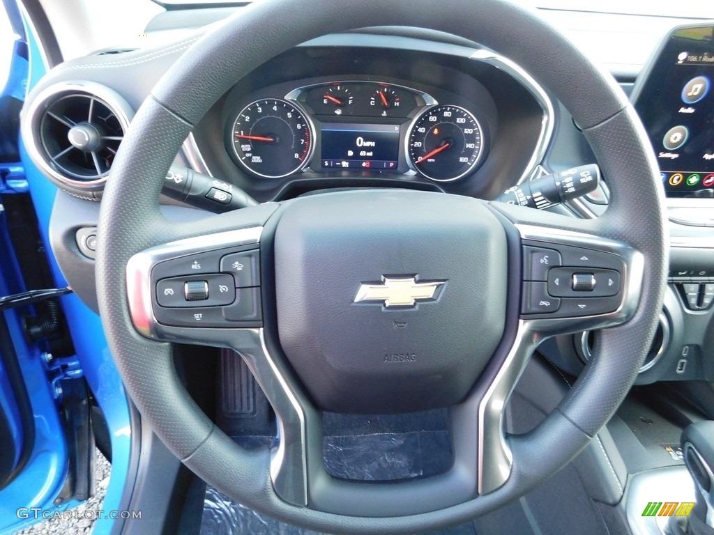 2024 Chevrolet Blazer LT AWD Jet Black/Medium Gray Steering Wheel Photo #146722968