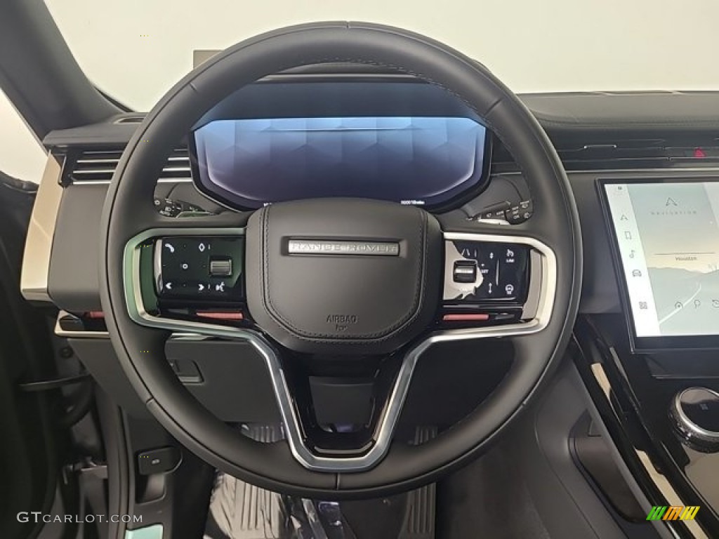 2023 Land Rover Range Rover Sport SE Ebony Steering Wheel Photo #146723200