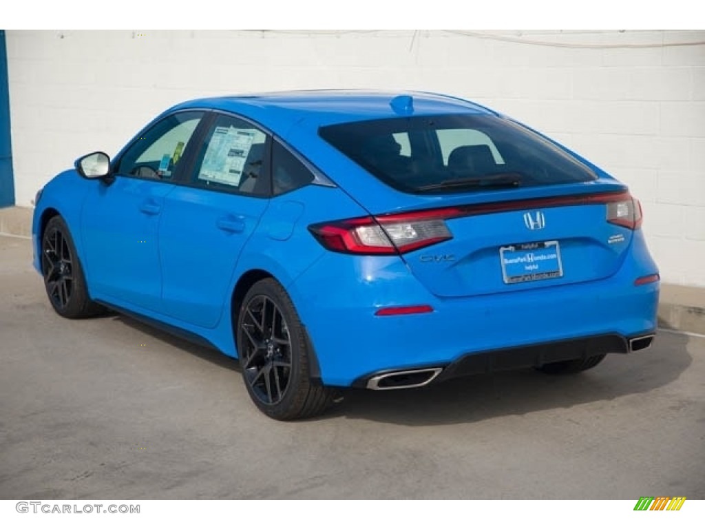 Boost Blue Pearl 2024 Honda Civic Sport Touring Hatchback Exterior Photo #146723379