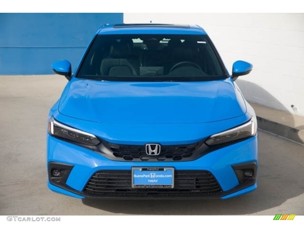 Boost Blue Pearl 2024 Honda Civic Sport Touring Hatchback Exterior Photo #146723400