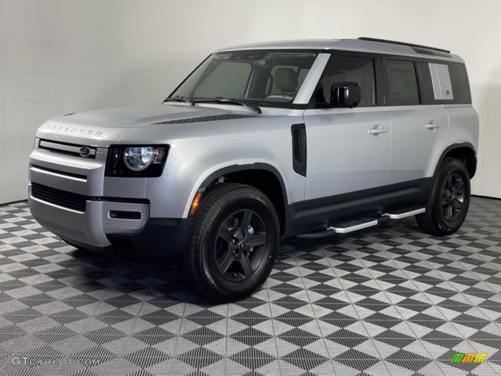 Hakuba Silver Metallic 2023 Land Rover Defender 110 S Exterior Photo #146723442