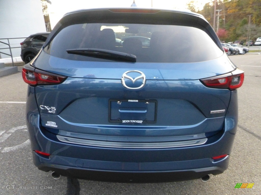 2024 CX-5 S Premium AWD - Eternal Blue Mica / Black photo #3