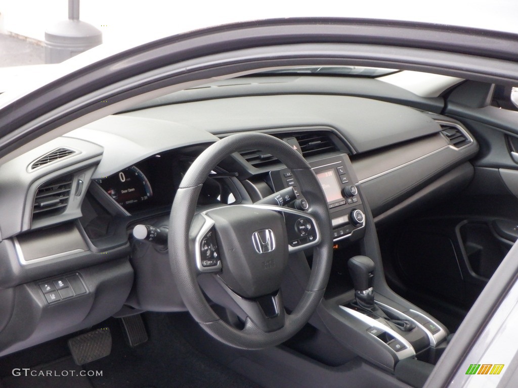 2020 Honda Civic LX Sedan Black Dashboard Photo #146723538