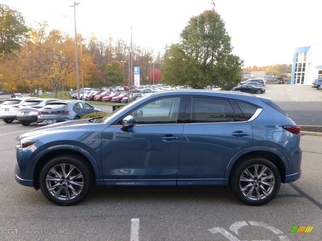 2024 CX-5 S Premium AWD - Eternal Blue Mica / Black photo #6