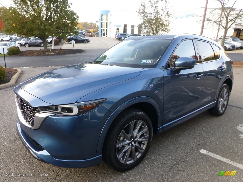 2024 CX-5 S Premium AWD - Eternal Blue Mica / Black photo #7