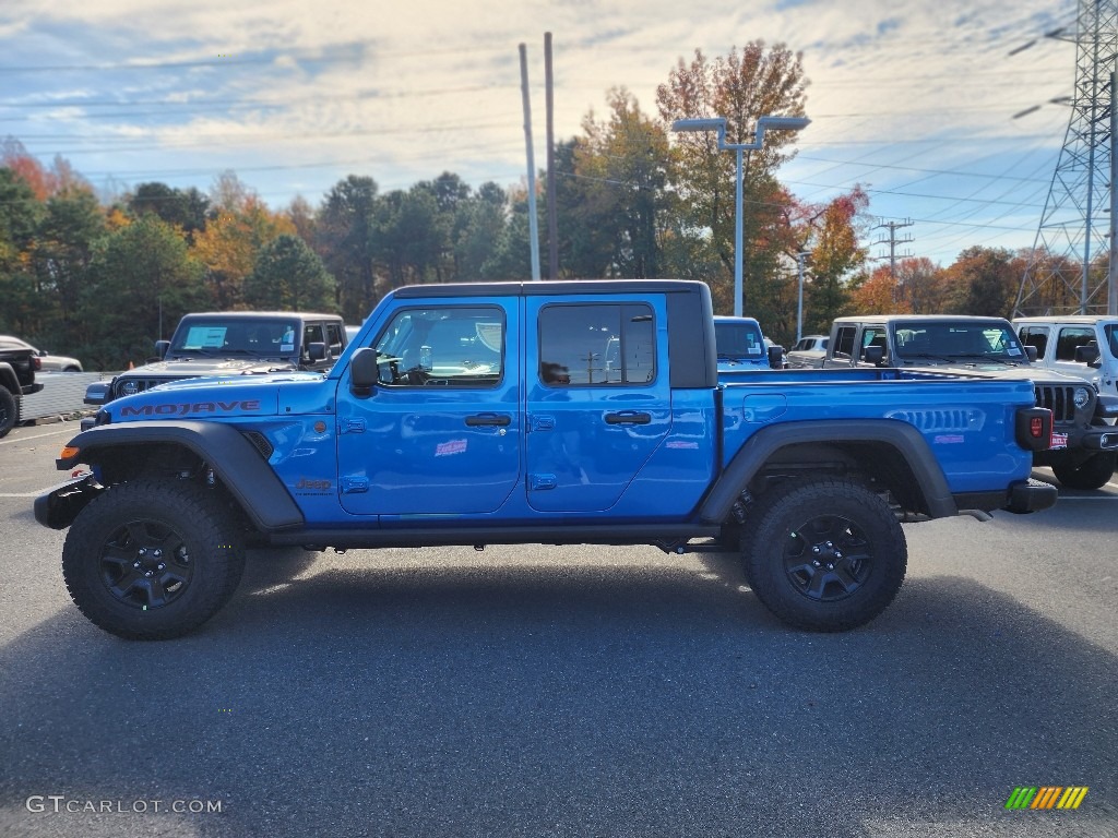 2023 Gladiator Mojave 4x4 - Hydro Blue Pearl / Black photo #3