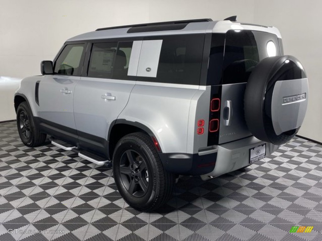 Hakuba Silver Metallic 2023 Land Rover Defender 110 S Exterior Photo #146723640