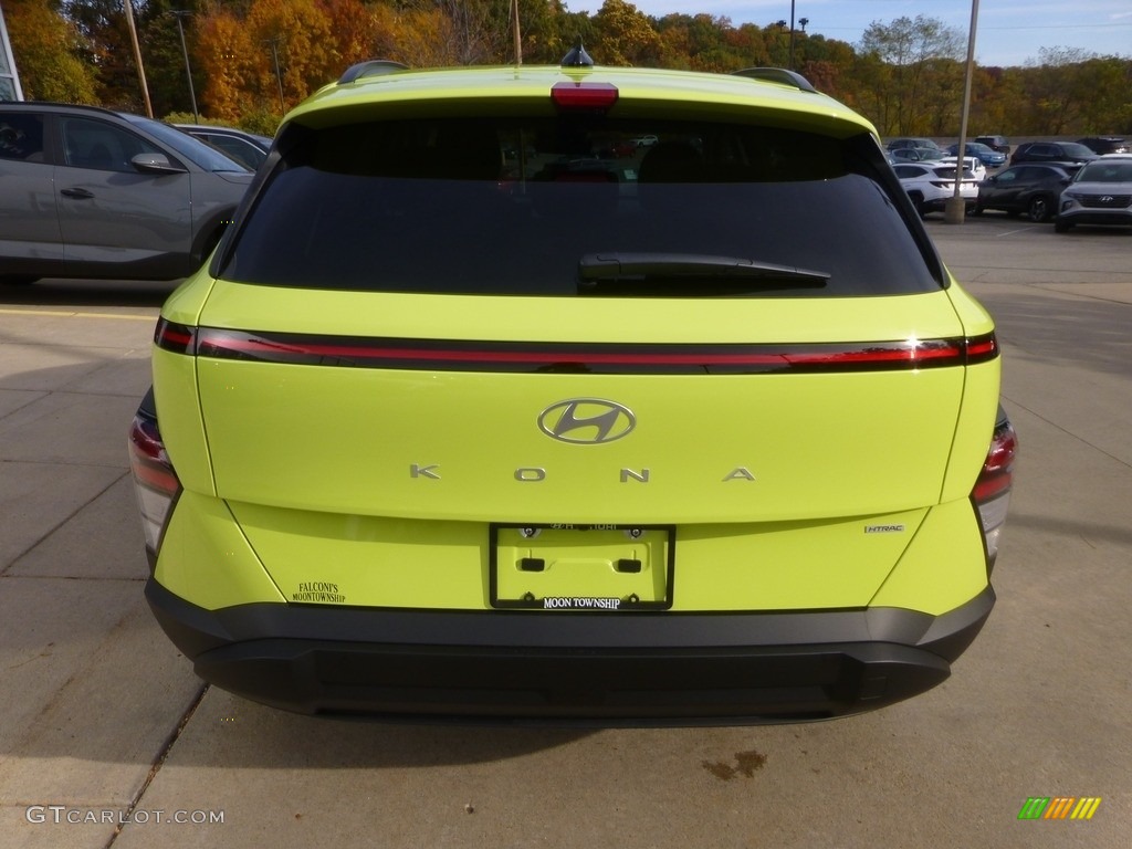 2024 Kona SEL AWD - Neoteric Yellow / Black photo #3