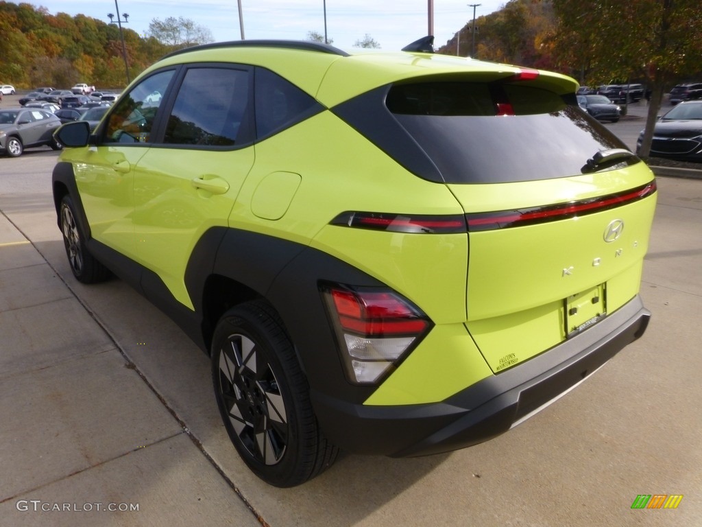 2024 Kona SEL AWD - Neoteric Yellow / Black photo #5