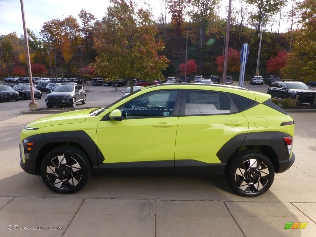 Neoteric Yellow 2024 Hyundai Kona SEL AWD Exterior Photo #146723811