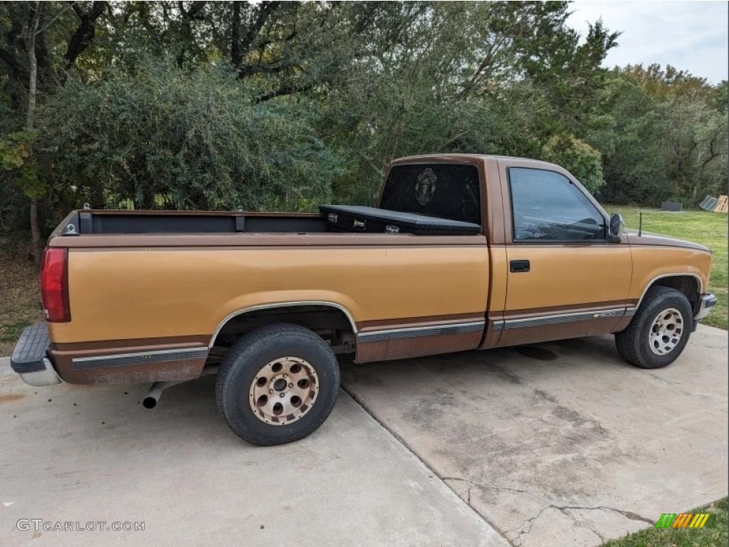 Caramel Brown Metallic 1989 Chevrolet C/K C1500 Silverado Regular Cab Exterior Photo #146723844
