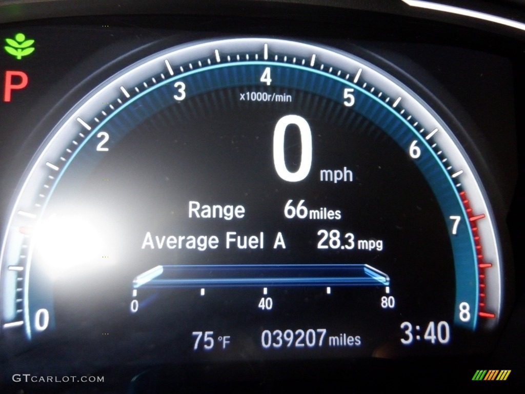 2020 Civic LX Sedan - Modern Steel Metallic / Black photo #27